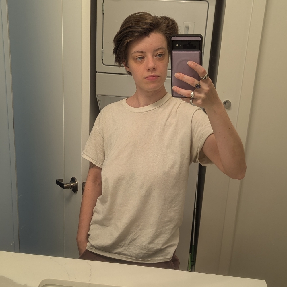 White Hanes Under Shirt